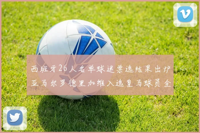 西班牙26人名单球迷票选结果出炉亚马尔罗德里加维入选皇马球员全无